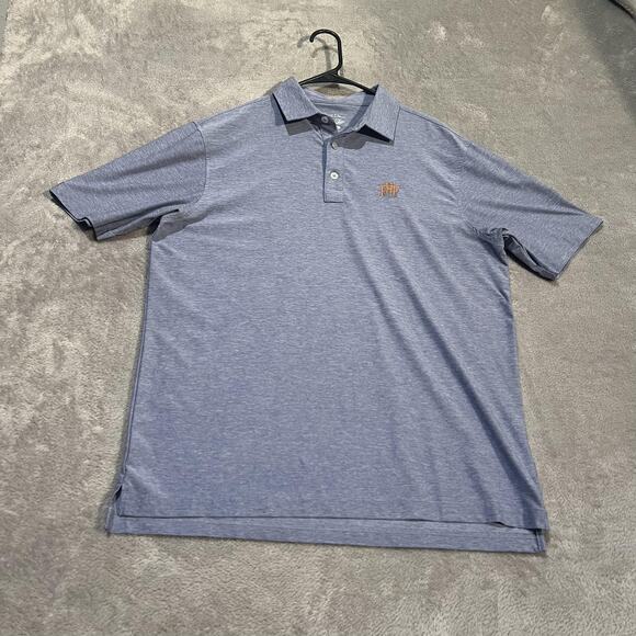 Straight Down Other - Straight Down Polo Shirt Mens Medium Blue Performance Golf Forest Hill Field